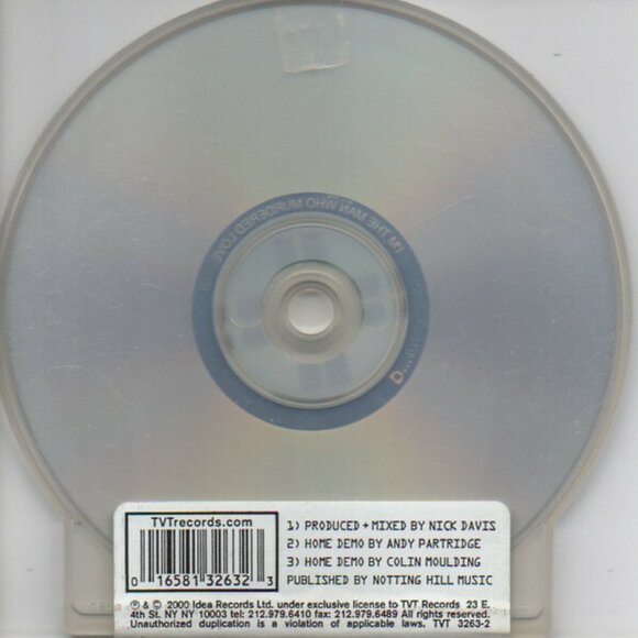 XTC I'm The Man Who Murdered Love CD NEW SEALED Clam Case RARE - Picture 2 of 2